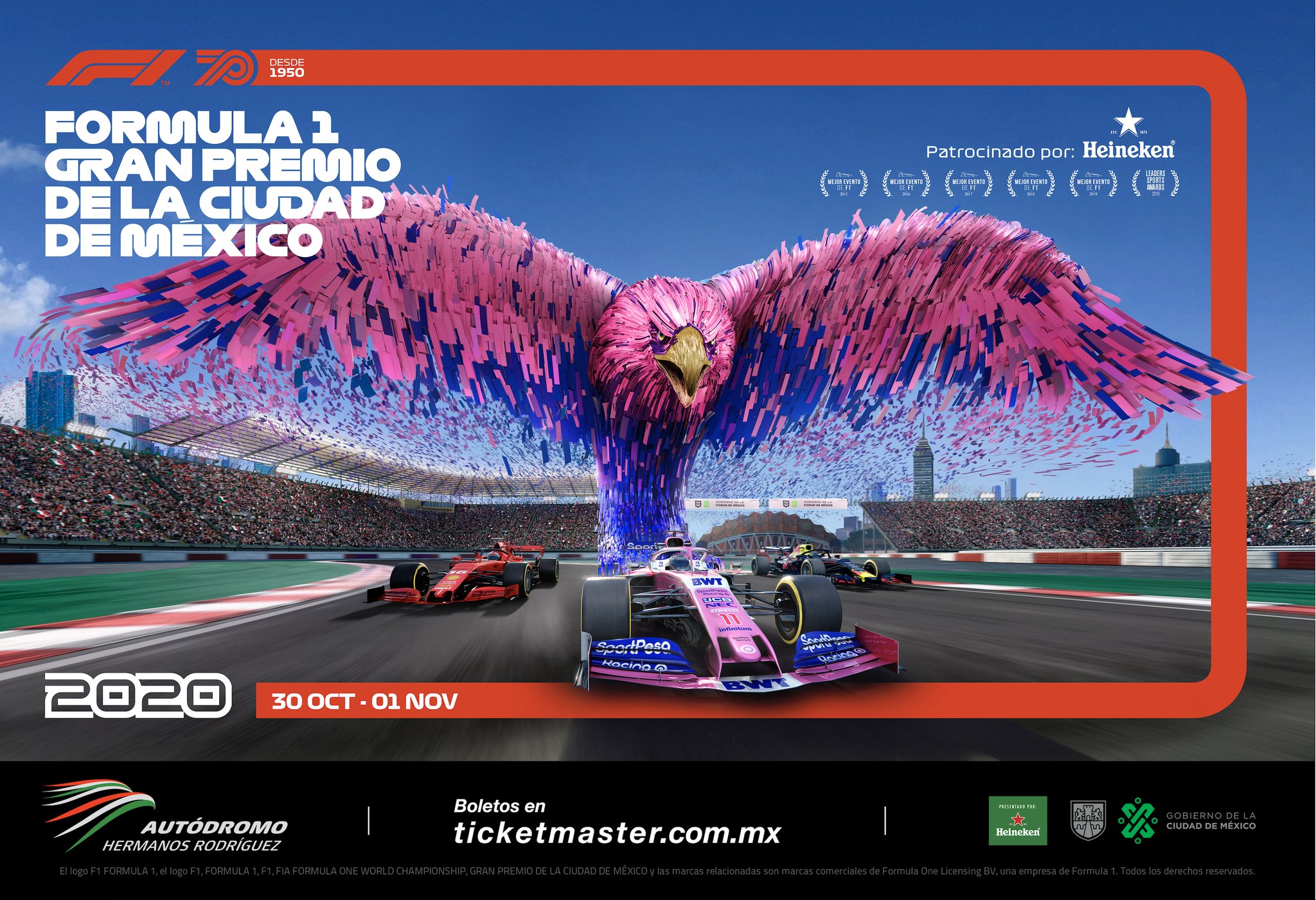 El GP de México evoluciona a GP de la Ciudad de México y mantiene sus
