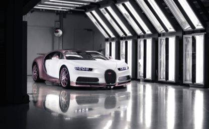 Bugatti Chiron rosa