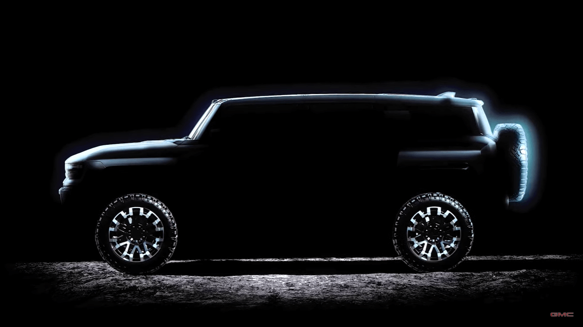 Hummer EV SUV teaser