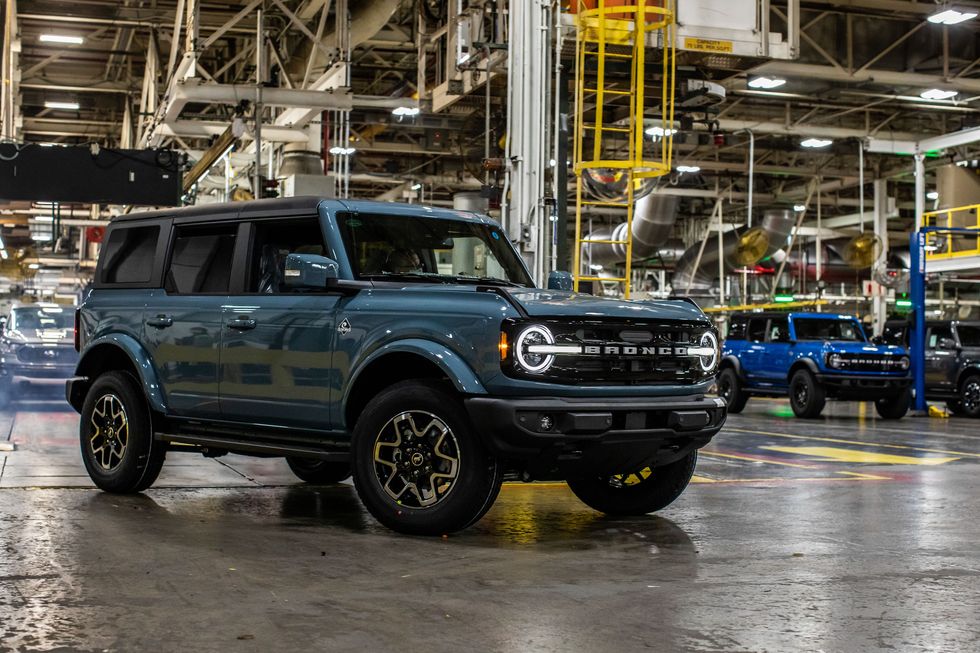 Ford Bronco producción