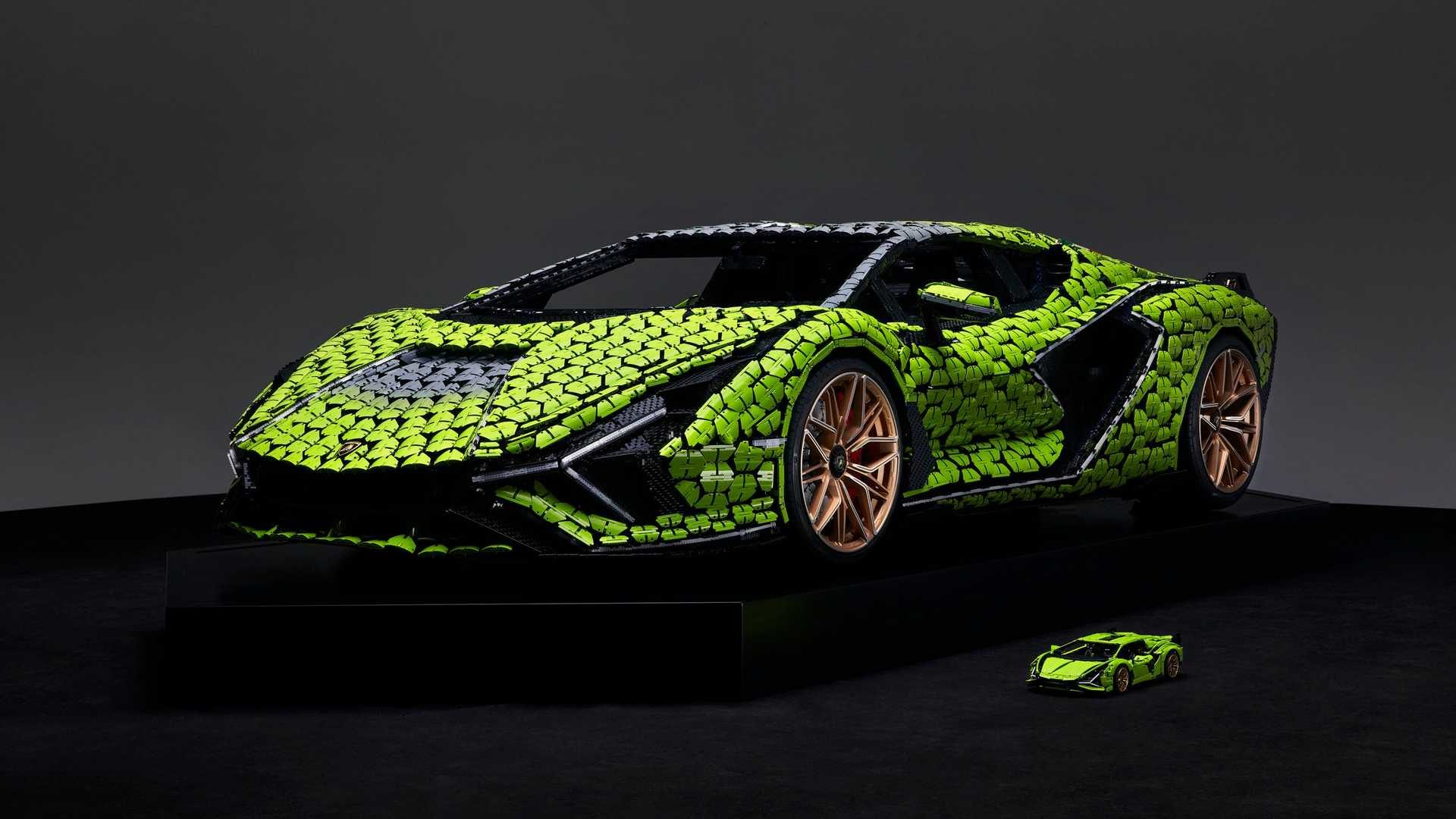 LEGO crea un Lamborghini Sián FKP 37 escala 1:1