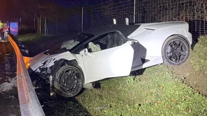 Lamborghini Huracán choque