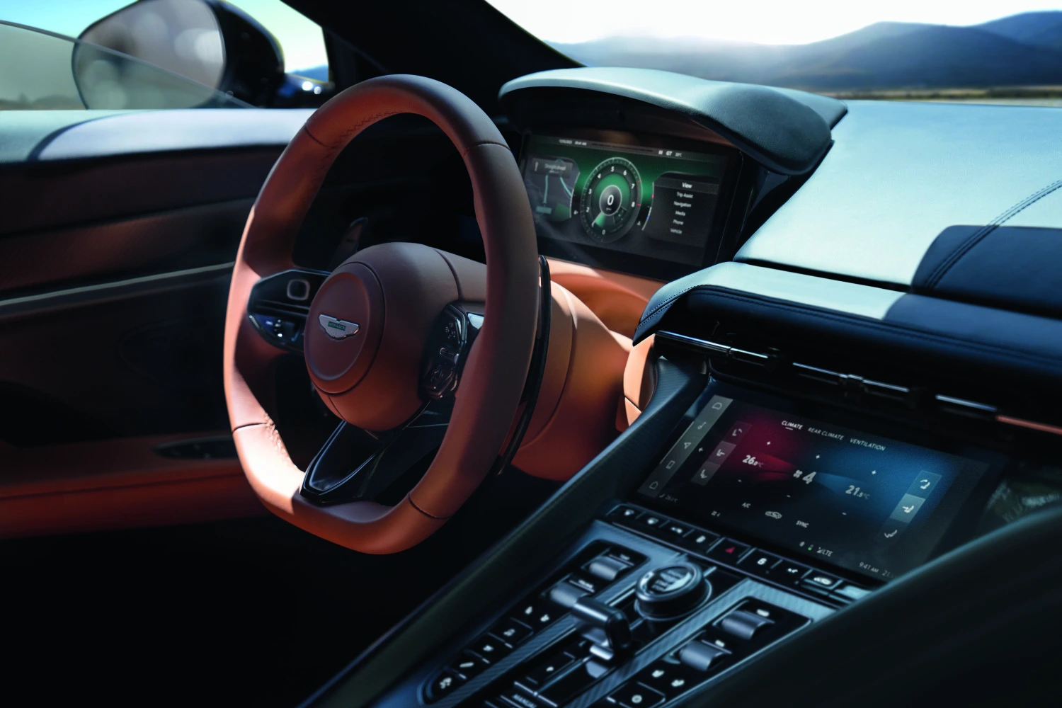 aston martin db12 interior