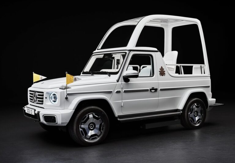 El Mercedes-Benz G-Class Popemobile ahora es eléctrico